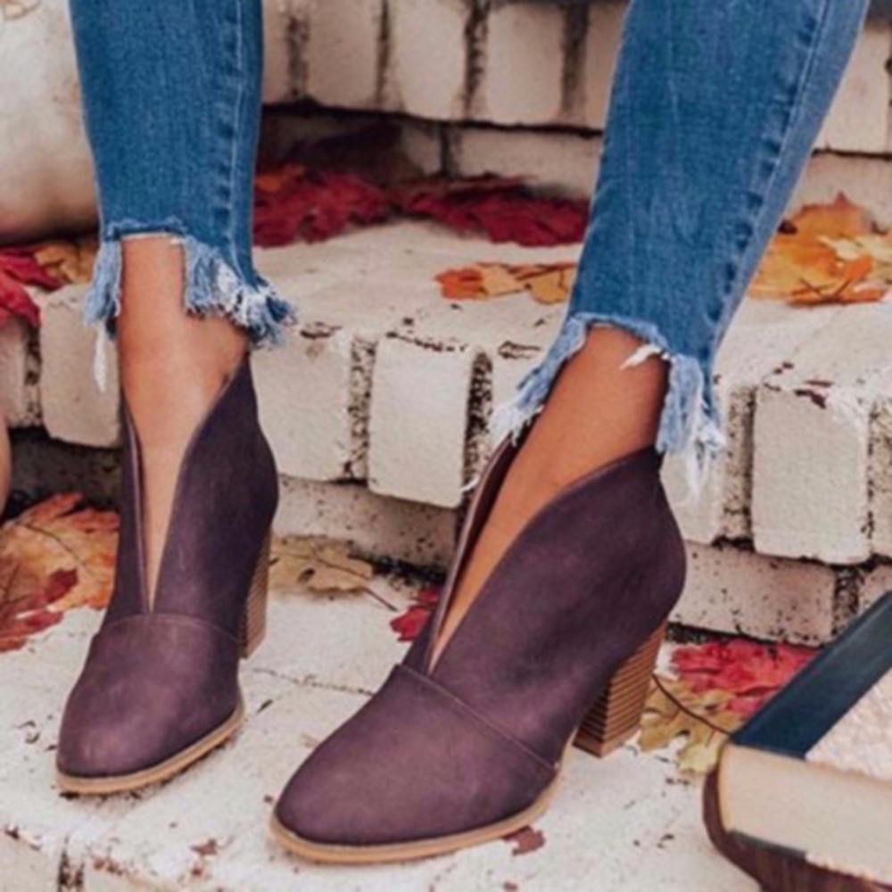 FINAL MUST HAVE - DANA AUTUMN FEELS Bootie - WINE